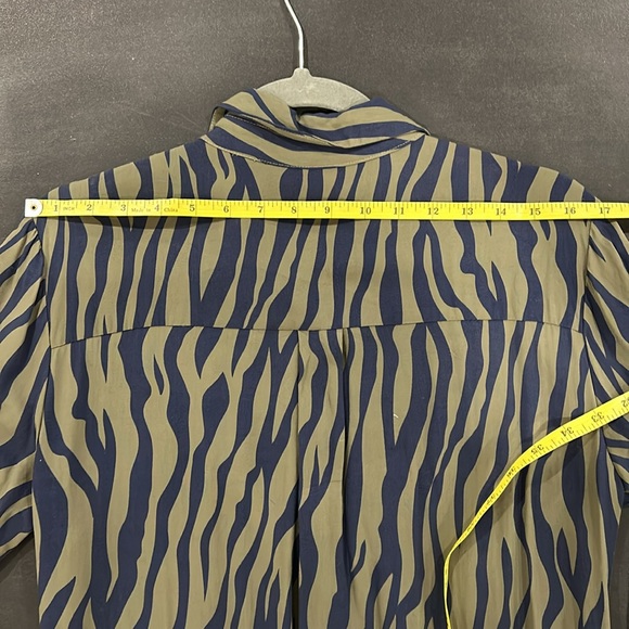 MSCH Copenhagen Zebra button-up Maxi Dress - Picture 7 of 9